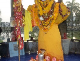A rare statue of Mahadev with must ache at Bageshowori Devi temple area 