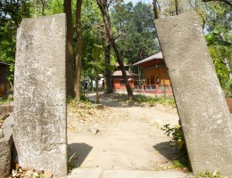 Two Pliers at Balmiki Ashram where whole Ramayana is written. 