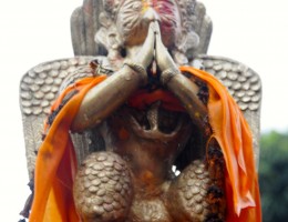 Garudha at Budhanilkantha Temple