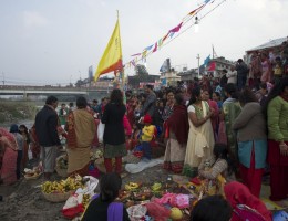 Chhat 2014 at Bagamati - Kupondole