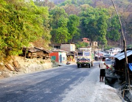 Daunne Bus stop, East west Highway, Nawalparasi