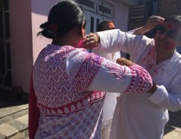 Family Holi 