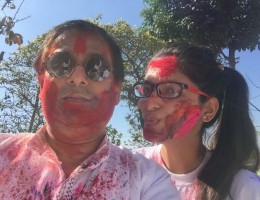 Family Holi 