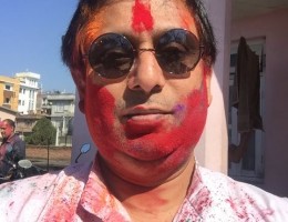 Family Holi 