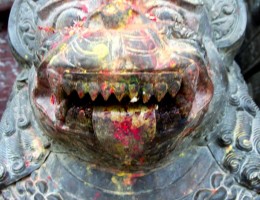 Guard at the gate of Jal Binayak