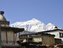 Nilgiri seen from Kagbeni, Mustang