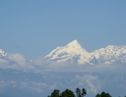 Mountain seen from Nagarkot