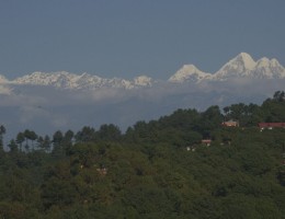 Mountain seen from Nagarkot