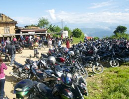 Parking of Palanchok Bhagawati, kavre