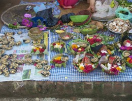 Offerings for sale at Sankata Mandir 