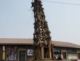 Making chariot of Seto machendranath 