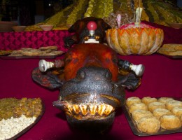 Offerings at Kamaladi Ganesh Temple 