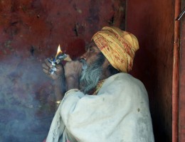 Sadhu at Ashapureshwor Mahadev