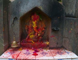 Ganesh at Bajrabarahi Temple area