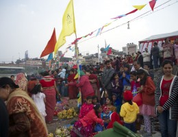 Chhat 2014 at Bagamati - Kupondole