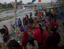 Chhat 2014 at Bagamati - Kupondole