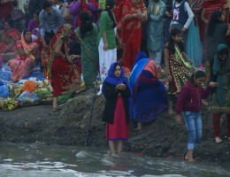 Chhat 2014 at Bagamati - Kupondole