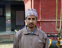 Bal Hari Chalise at Doleshwor Mahadev Temple