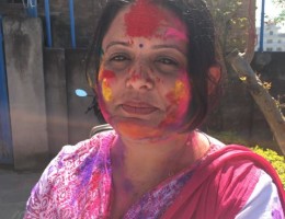 Family Holi 