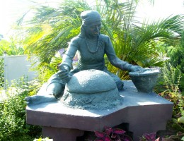 Park at Panchakanya Mai Temple 