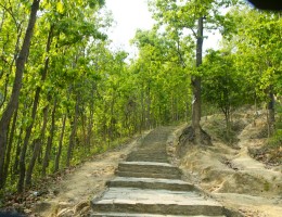 Stairs on the way to Maula Kalika Mai