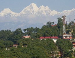 Mountain seen from Nagarkot