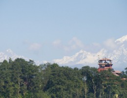 Mountain seen from Nagarkot