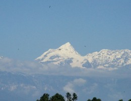 Mountain seen from Nagarkot