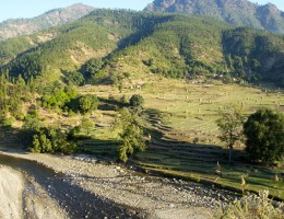 On the way to Shaileshowori Temple 