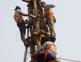 Making chariot of Seto machendranath 