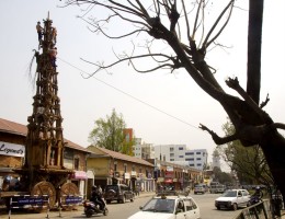 Making chariot of Seto machendranath 