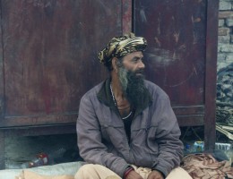 Sadhu at pashupatinath during Shiva Ratri 