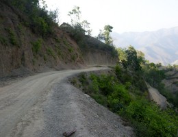 Road to Swargadwari from Bhingri Bazar