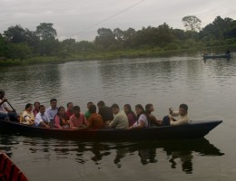 Boating at Fewa Lake 