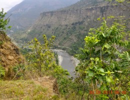 Kaligandaki River seen from Bag lung Kalika Temple