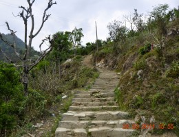 On the way to Dhor Barahi Temple 