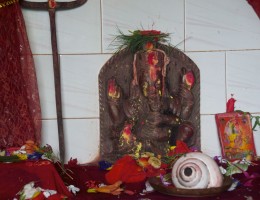 Ganesh at   Panchakanya Mai Temple 