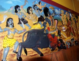 Painting at Kali Temple Biratnagar