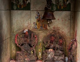Ganesh and Kumar at Kaiksathan Temple