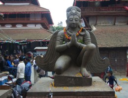 Garuda in front of Kastamandap