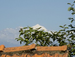 Mountain seen from Nagarkot