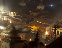 Cremation at Pashupatinath Temple area