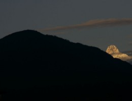 Pathibhara hill and Kumbhakarna Mountaing seen from Suketar