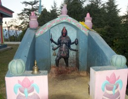 Kali at the Urgratara Temple 