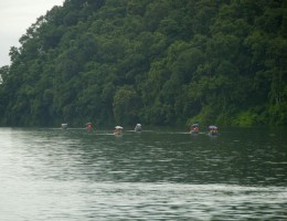 Boating at Fewa Lake